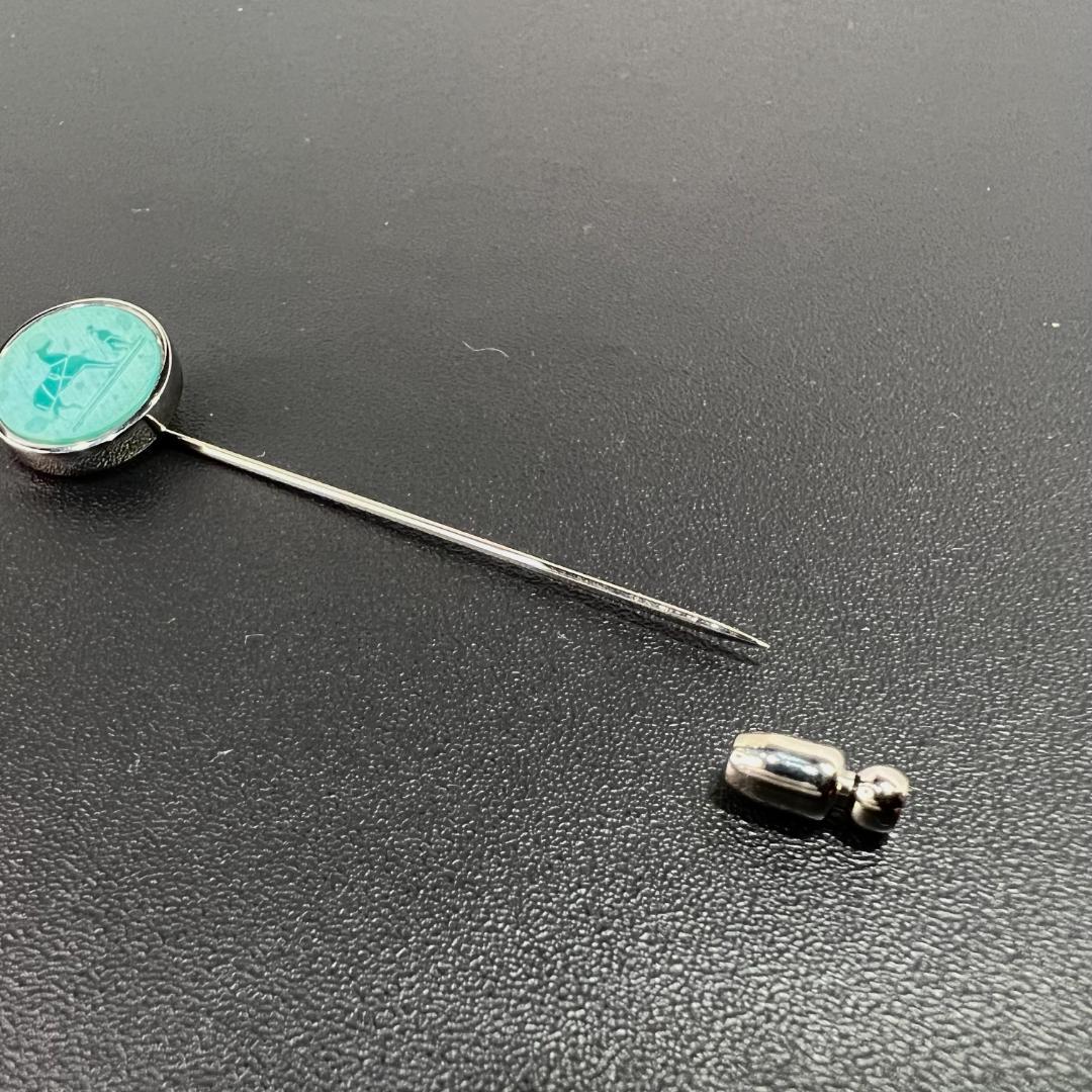 ✨正規品＆超美品‼️✨ エルメス コロゾ ピンブローチ ブルーホース