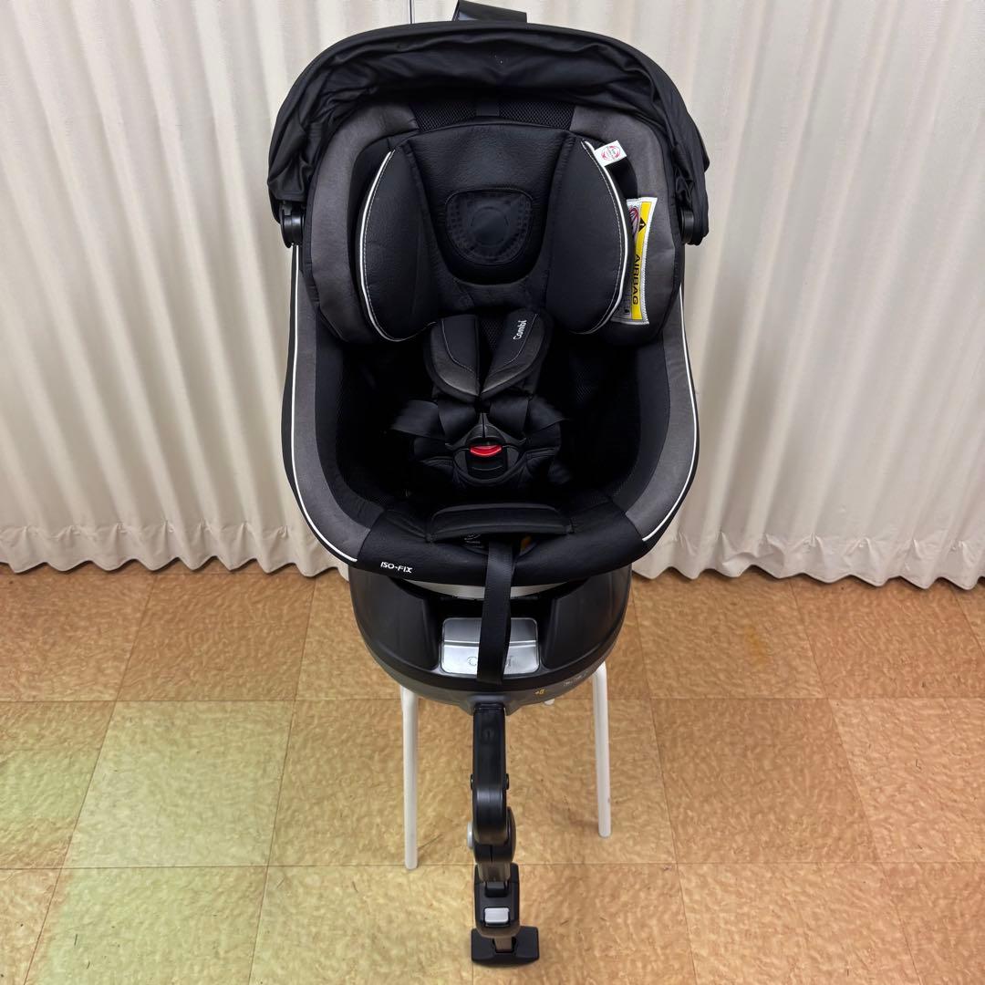 クリーニング済☆綺麗☆　コンビ　ネルーム　ISOFIX　エッグショック　ブラック