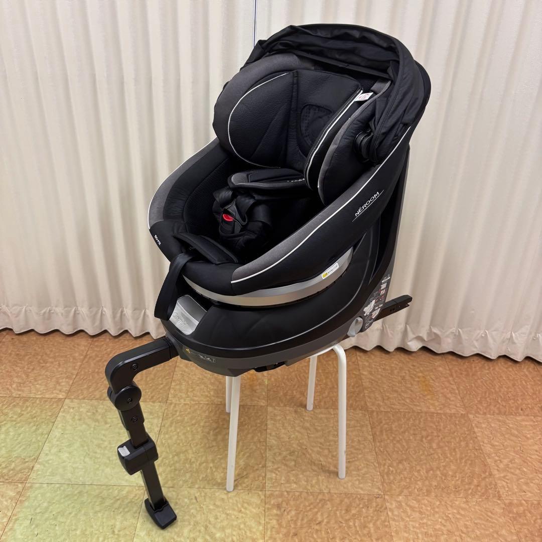 クリーニング済☆綺麗☆　コンビ　ネルーム　ISOFIX　エッグショック　ブラック