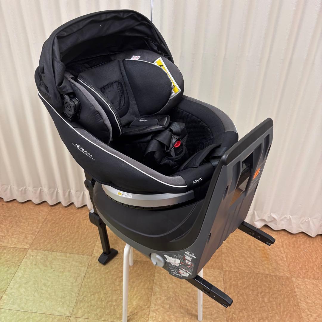 クリーニング済☆綺麗☆　コンビ　ネルーム　ISOFIX　エッグショック　ブラック