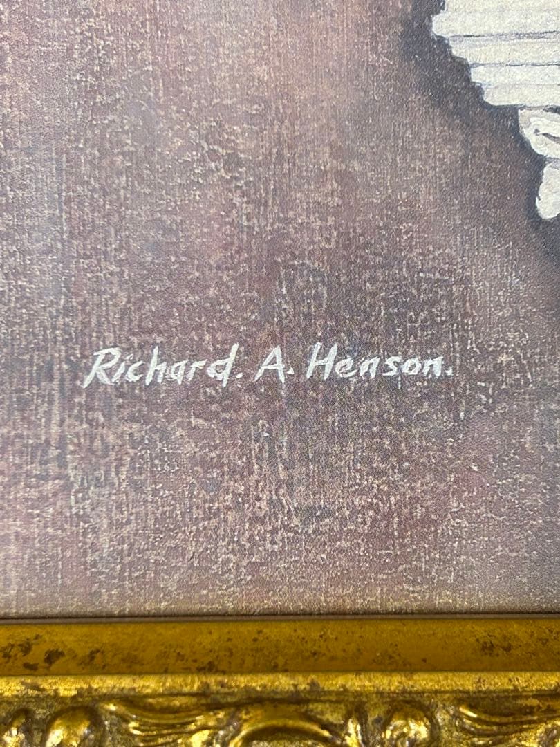 リチャード・A・ハンソン　ポスター　胡蝶蘭　2点セット