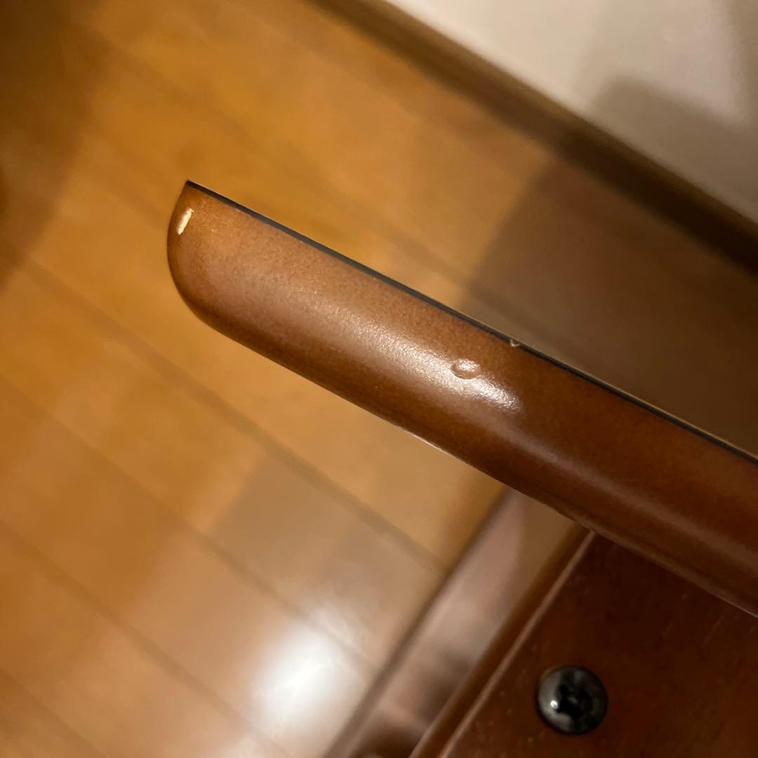 カリモク60　サイドテーブル　ウォールナット（トップ：メラミン化粧板）