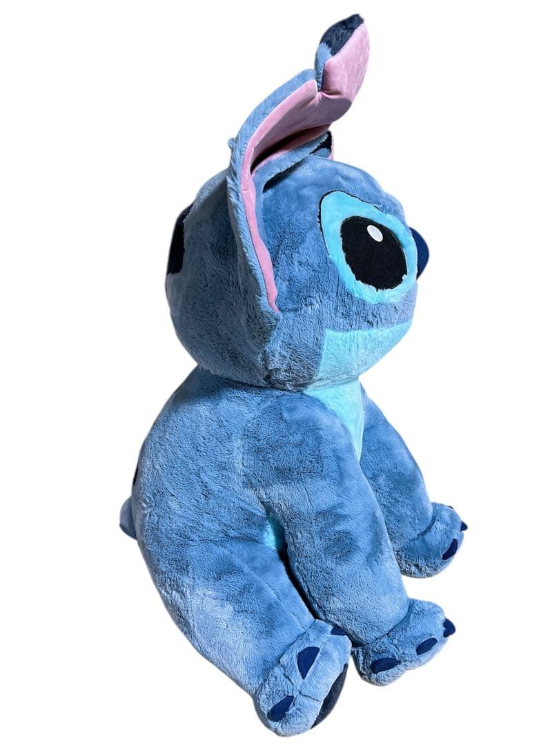 コストコ　スティッチ　特大ぬいぐるみ　ブランケット付き