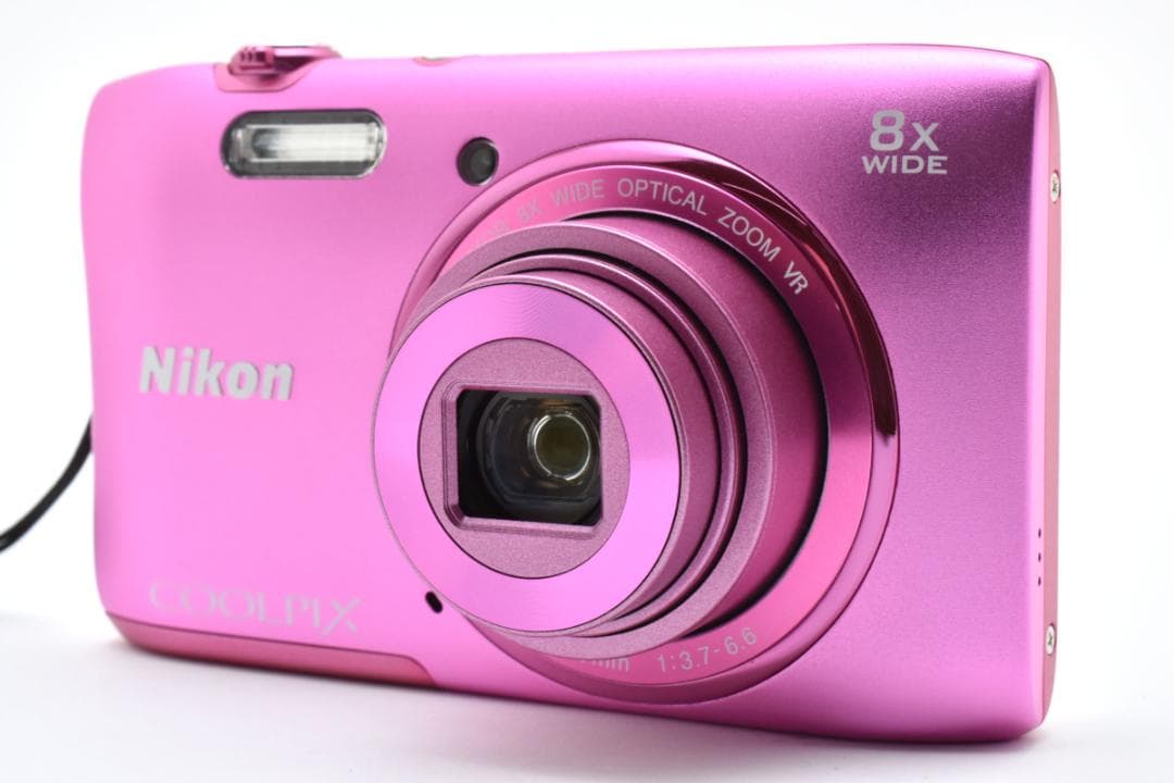 【極美品】NIkon COOLPIX S3600 アザレアピンク　新品級！