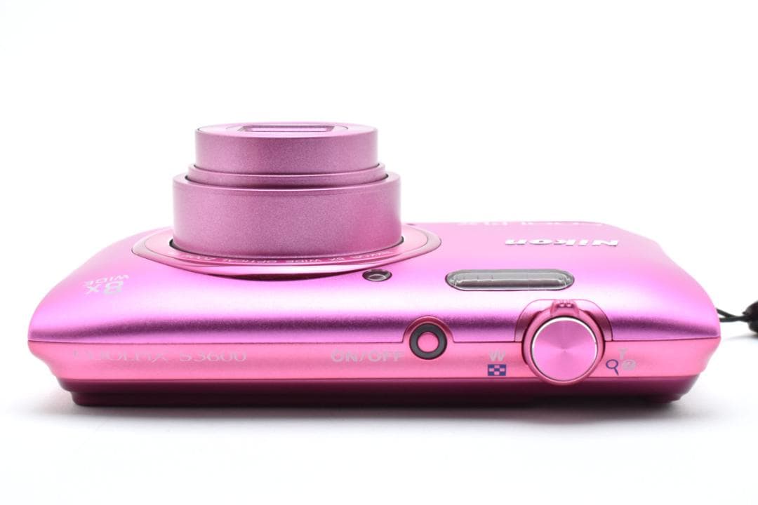 【極美品】NIkon COOLPIX S3600 アザレアピンク　新品級！