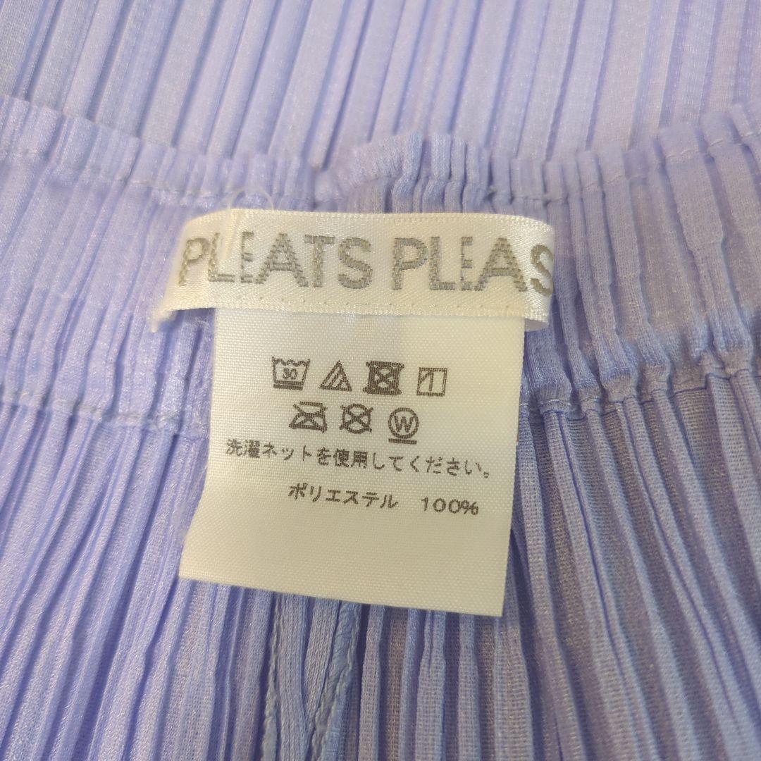 PLEATS PLEASE　ガウチョパンツ　ワイドパンツ　サイズ2　パープル