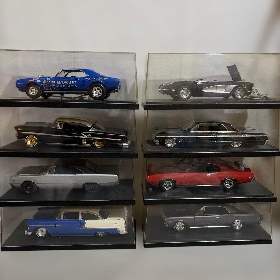 自動車 プラモデル 完成品 ケース付き まとめ売り 難あり
