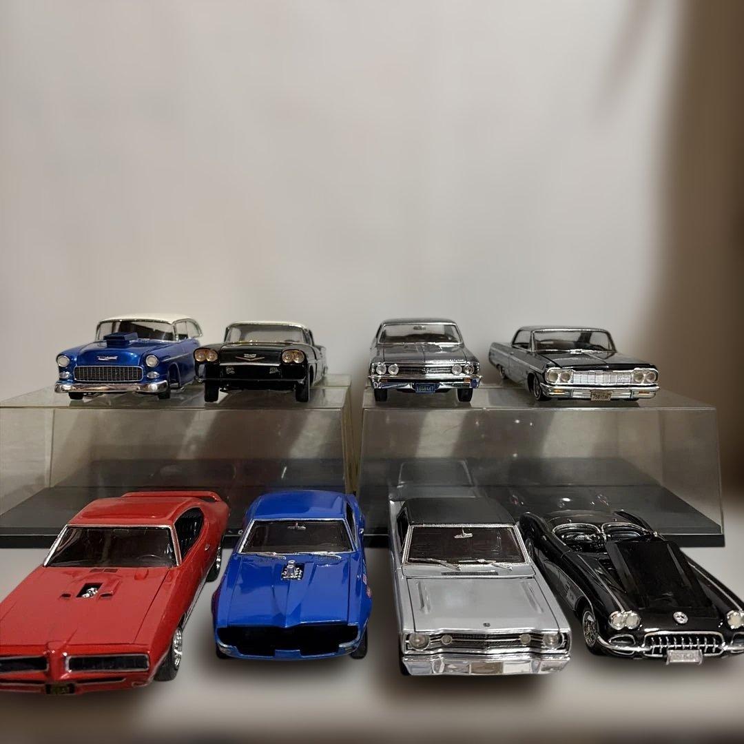 自動車 プラモデル 完成品 ケース付き まとめ売り 難あり