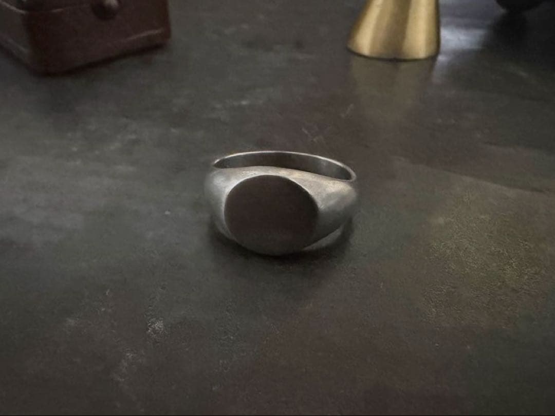 希少　ヴィンテージ　リング　シルバー　925 シグネット　アメリカ　ユーロ