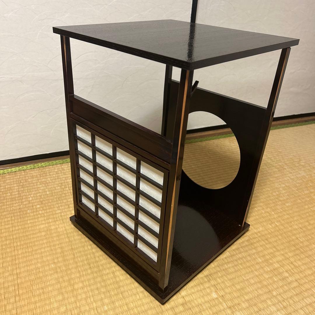 【吉野棚】溜塗　組み立て式　裏千家