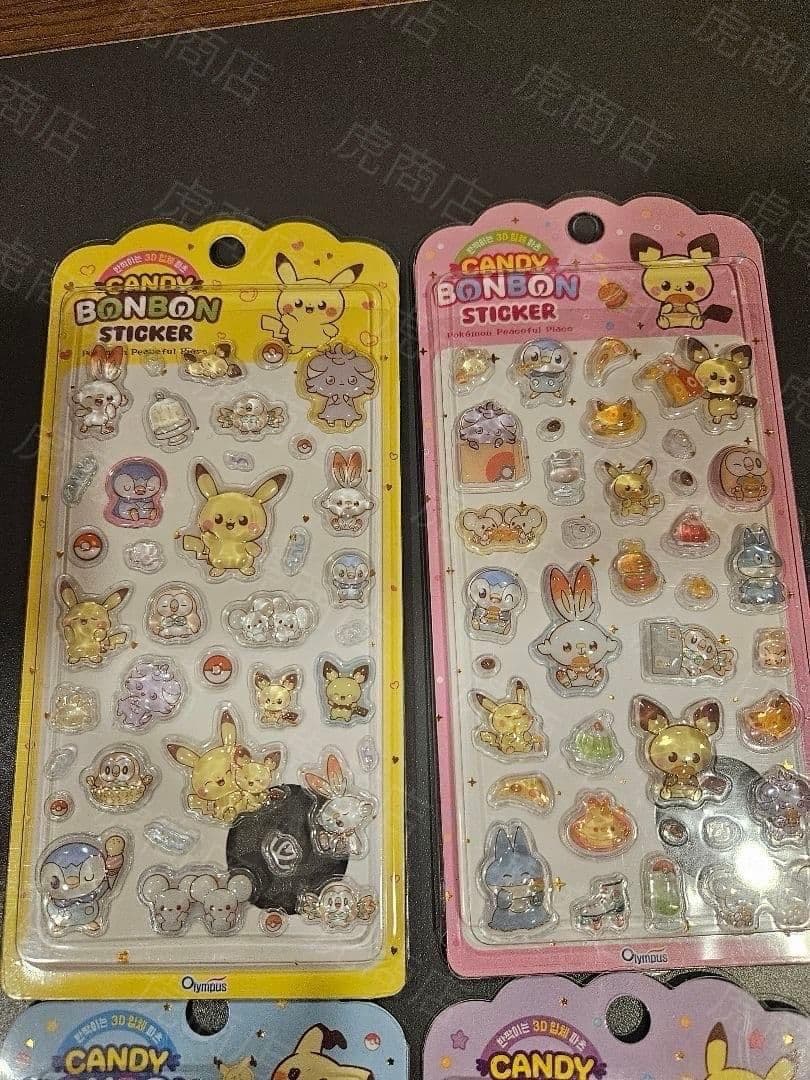 8枚 ポケモン　ボンボン シール　韓国限定　正規品　bonbon