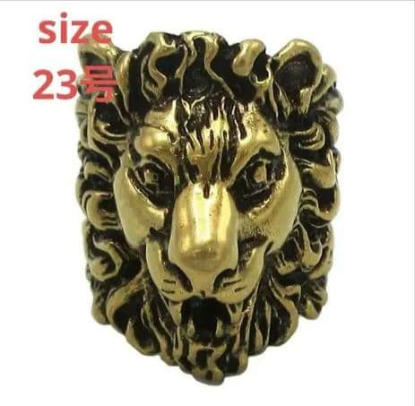 GUCCI ライオンヘッドリング　23号　Hase