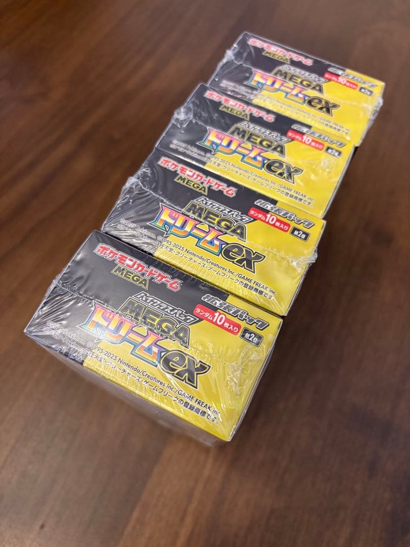 ポケカ 新品未開封 MEGA ドリーム ex box シュリンク付き 4box