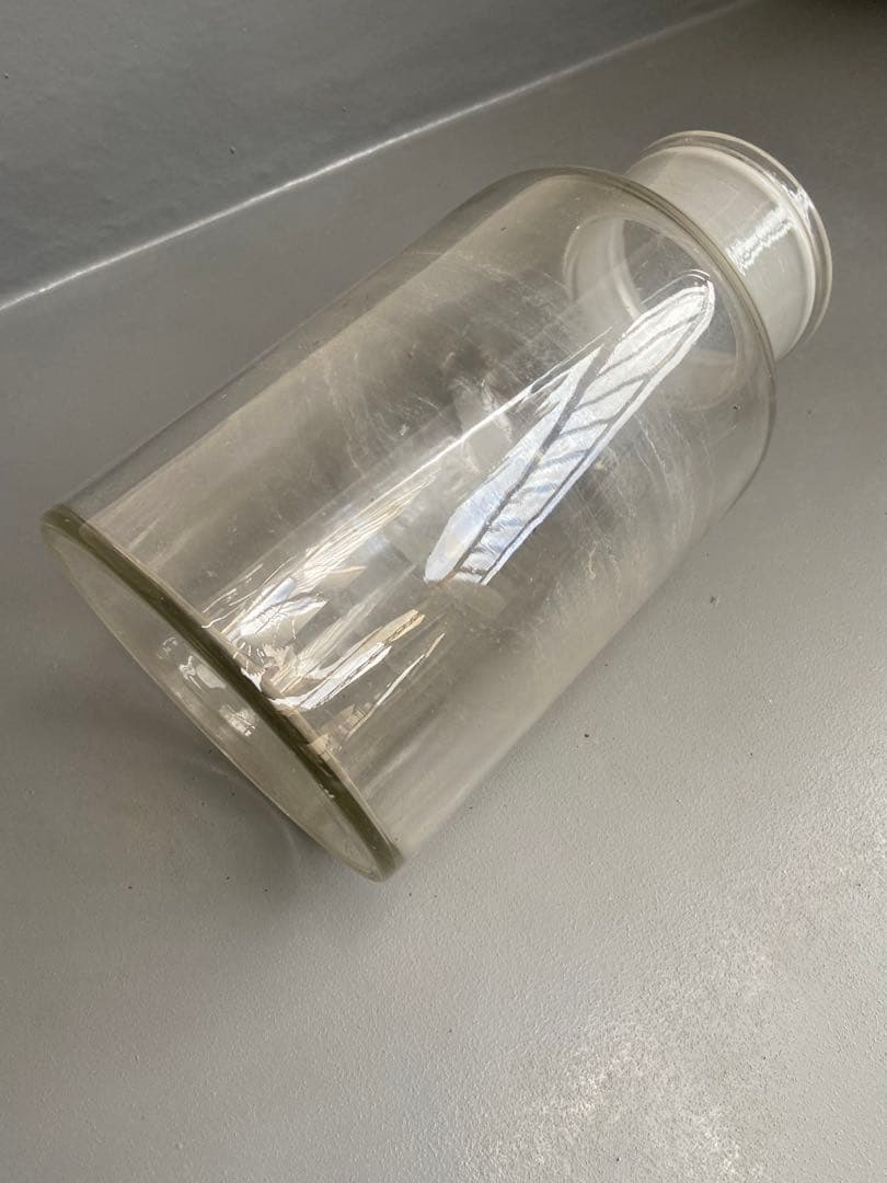 フランス マルセイユ ヴィンテージ ガラスフラワーベース ブロカント コルビジェ