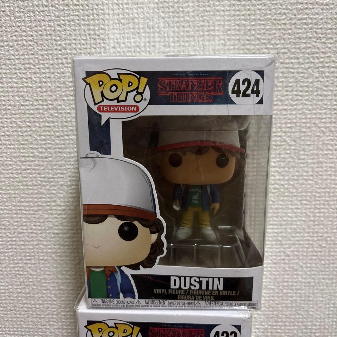 希少 ストレンジャーシングス ファンコ Pop 424 ダスティン 限定
