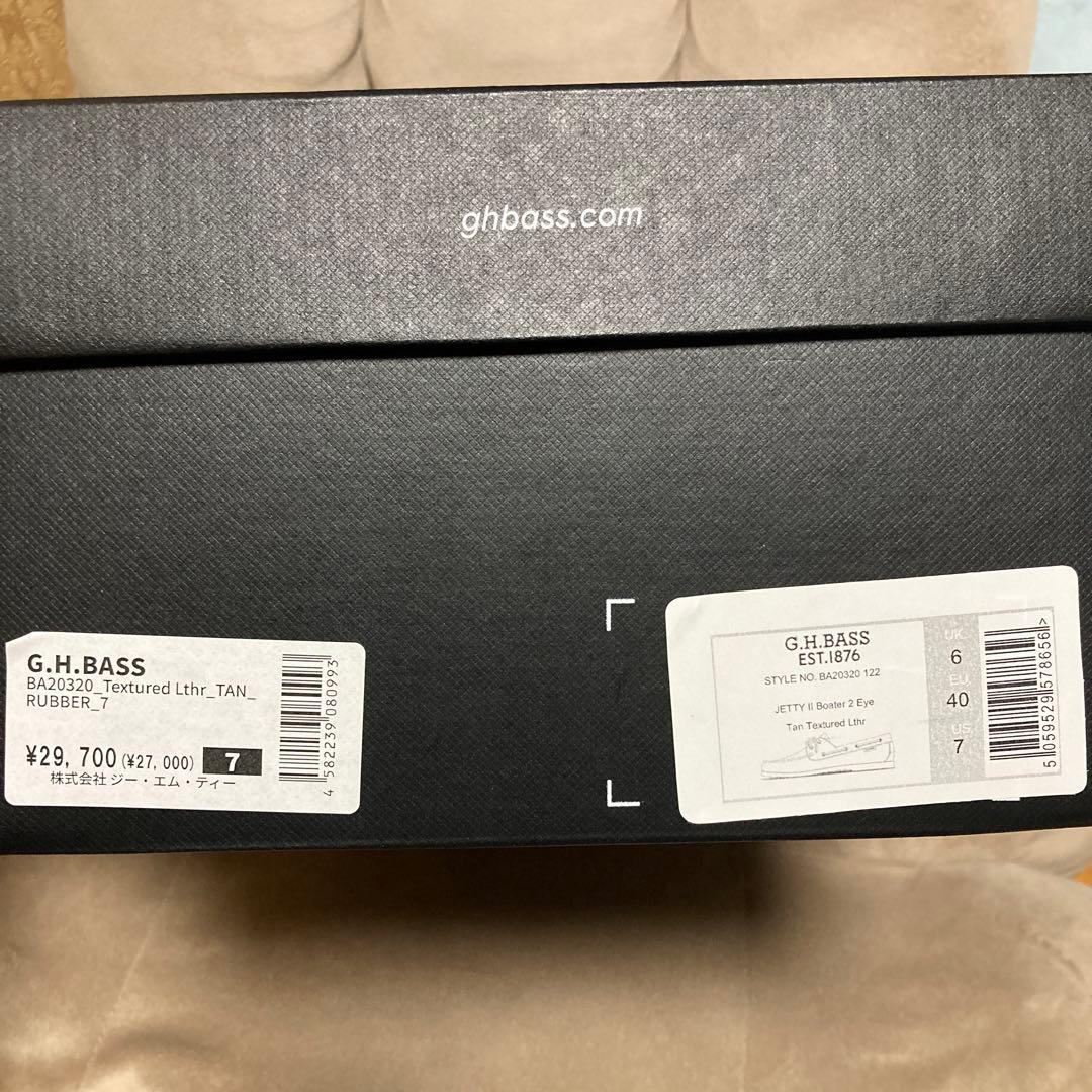 G.H.BASS (ジーエイチバス) JETTY Ⅱ デッキシューズ 7