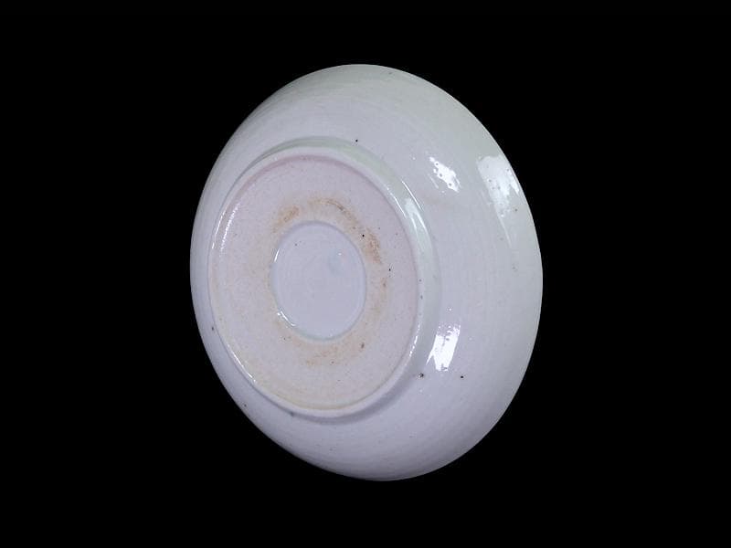 古伊万里　色絵　波千鳥に貝の図　手塩皿　F281AS-DCi