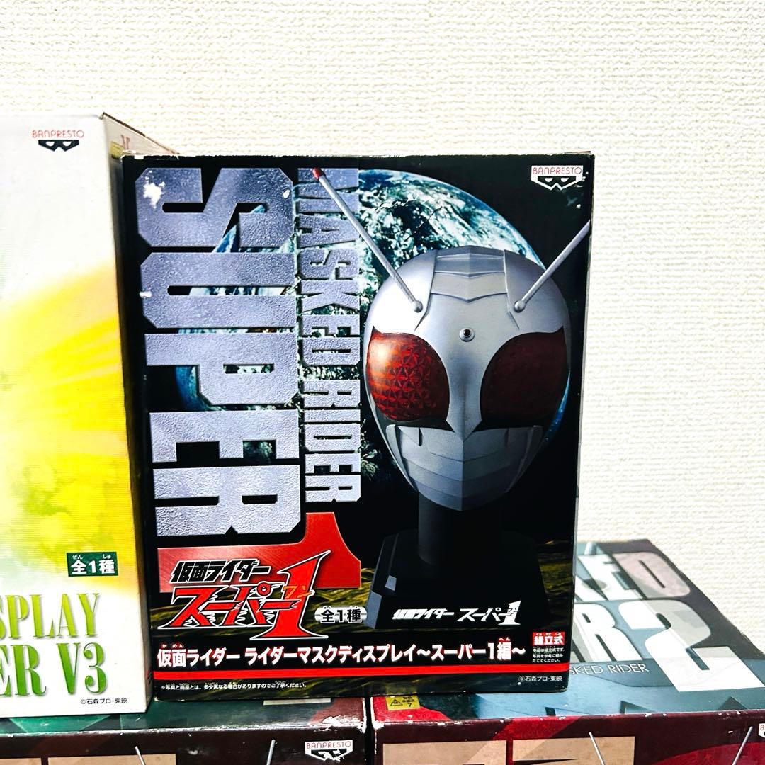 仮面ライダー ライダーマスクディスプレイ 昭和ライダー 5種類