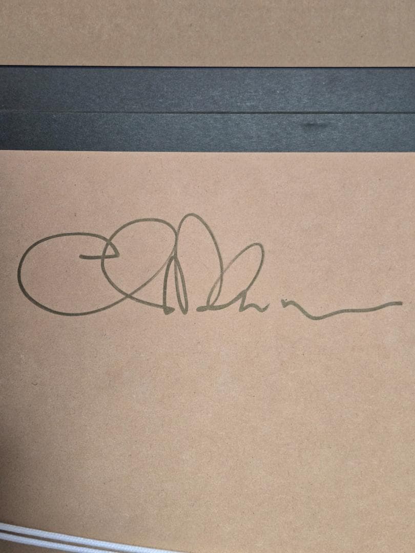 ラッセン　ダイヤ2個　ツーハーツアズワン(S)　直筆サイン　ミッキー　ディズニー