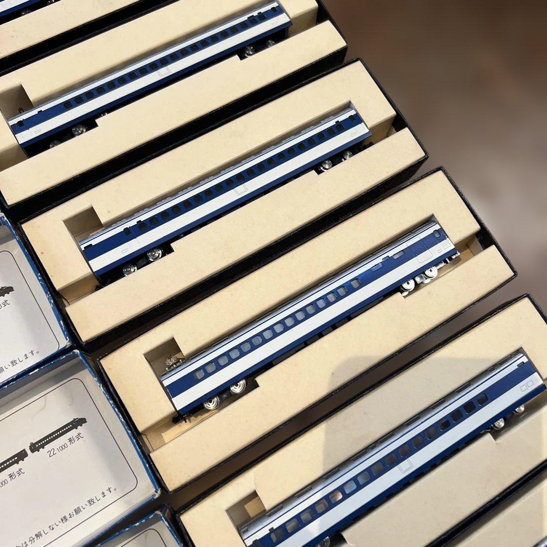 0号東海道山陽新幹線 Nゲージ 株式会社エンドウ（真鍮製）6両セット線路5本付き