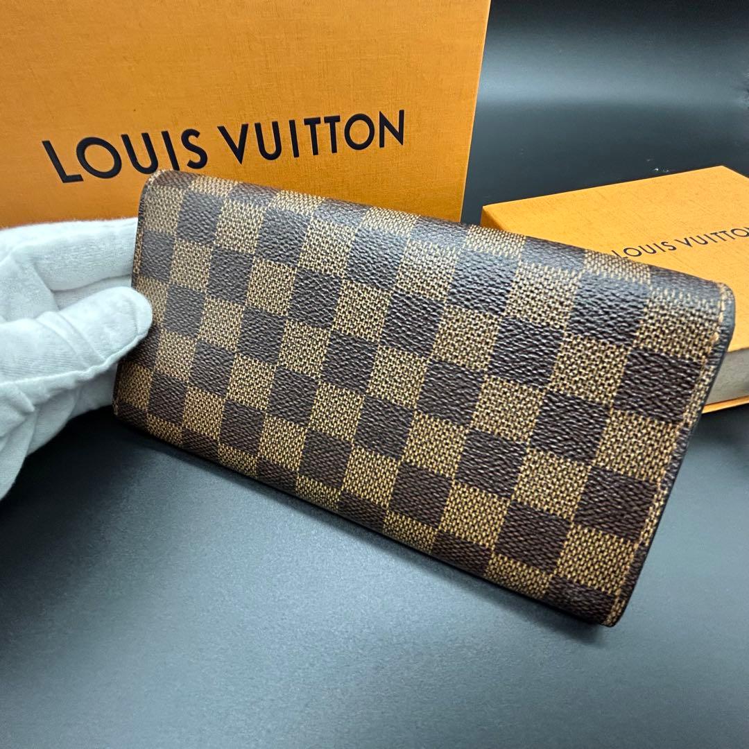 ルイヴィトン ダミエ ポルトフォイユサラ 財布 レディース　カード入れ10枚