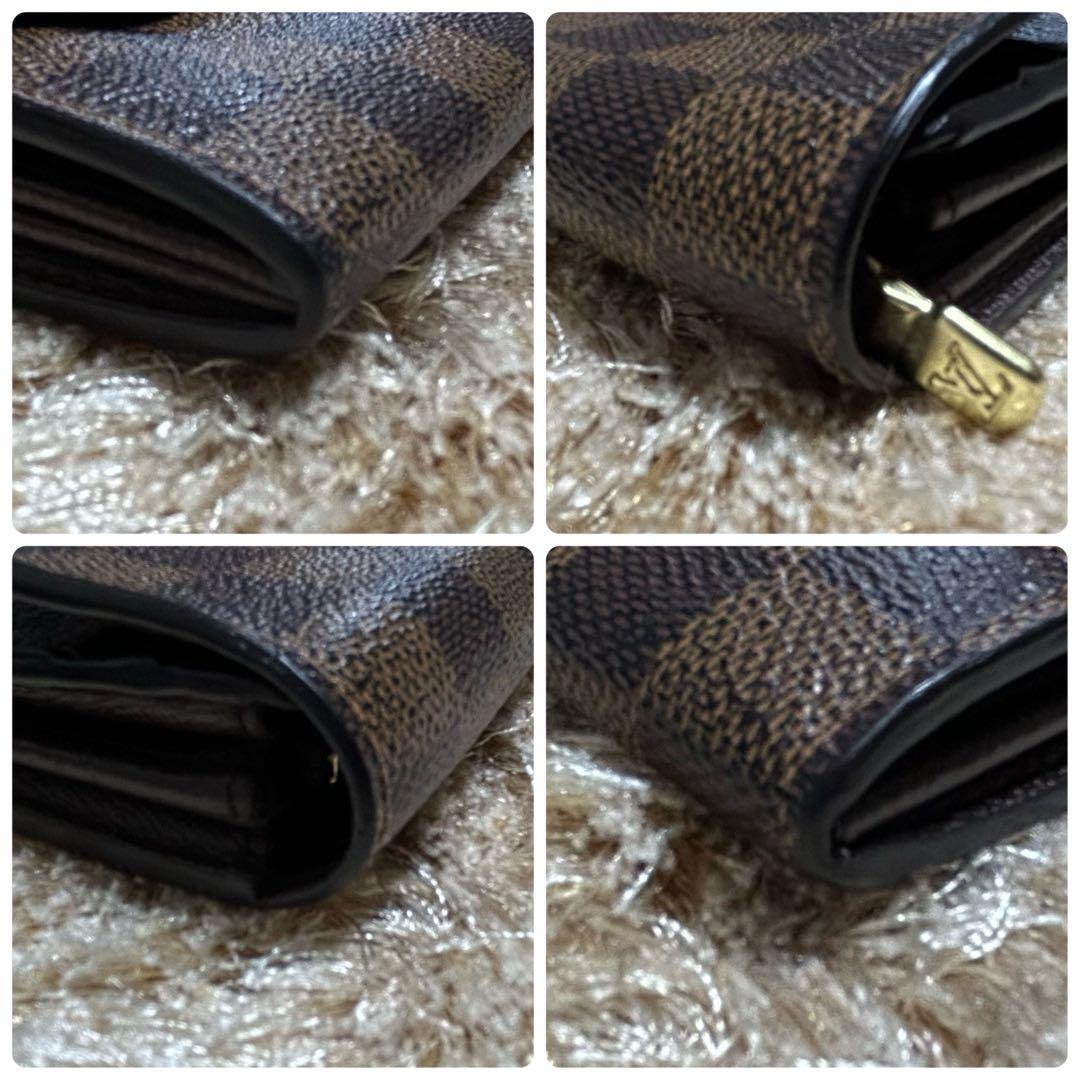 ルイヴィトン ダミエ ポルトフォイユサラ 財布 レディース　カード入れ10枚