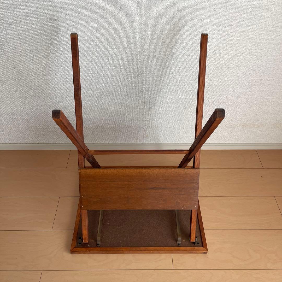 ヴィンテージ　サイドテーブル　木製　アメリカ　USA アウトドア