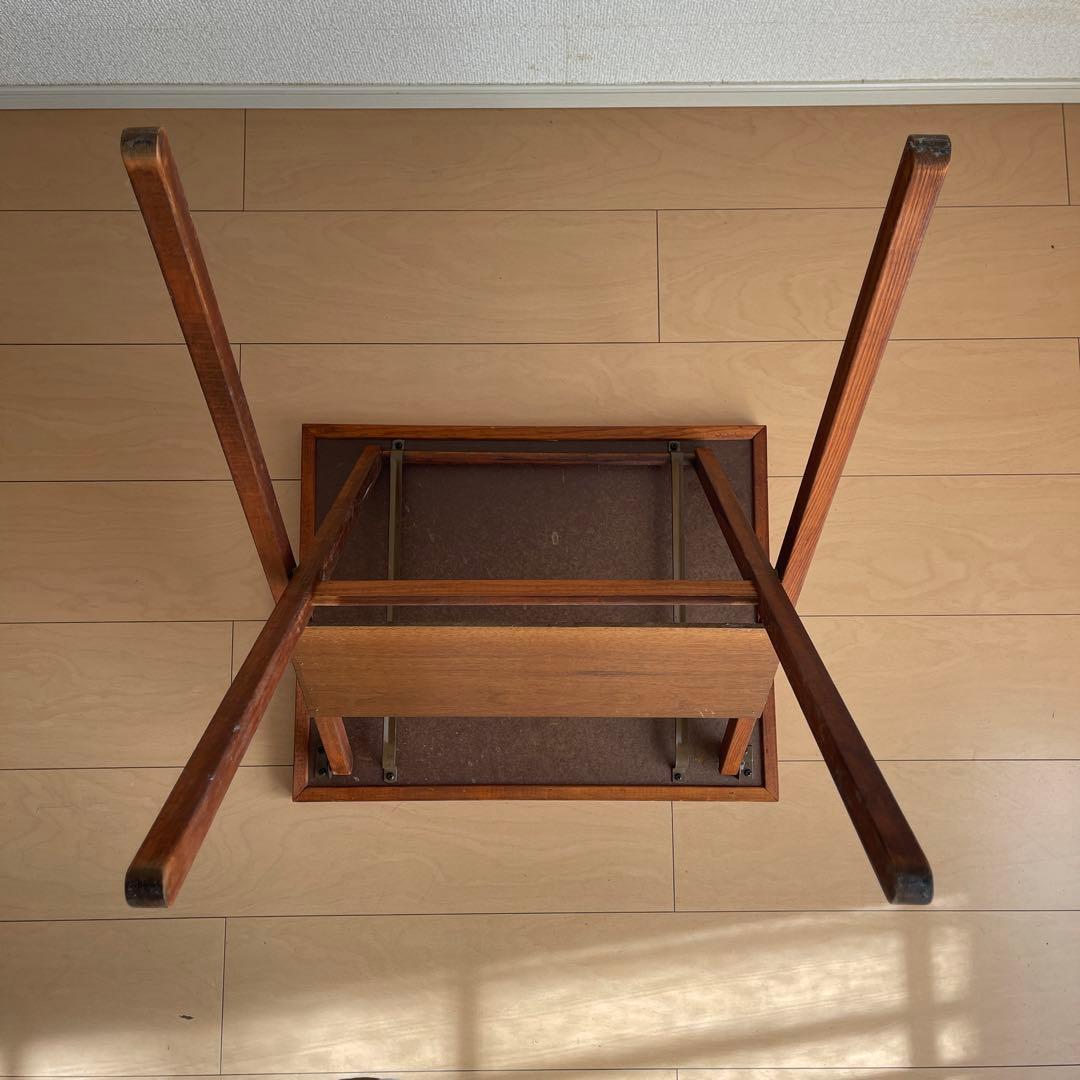 ヴィンテージ　サイドテーブル　木製　アメリカ　USA アウトドア