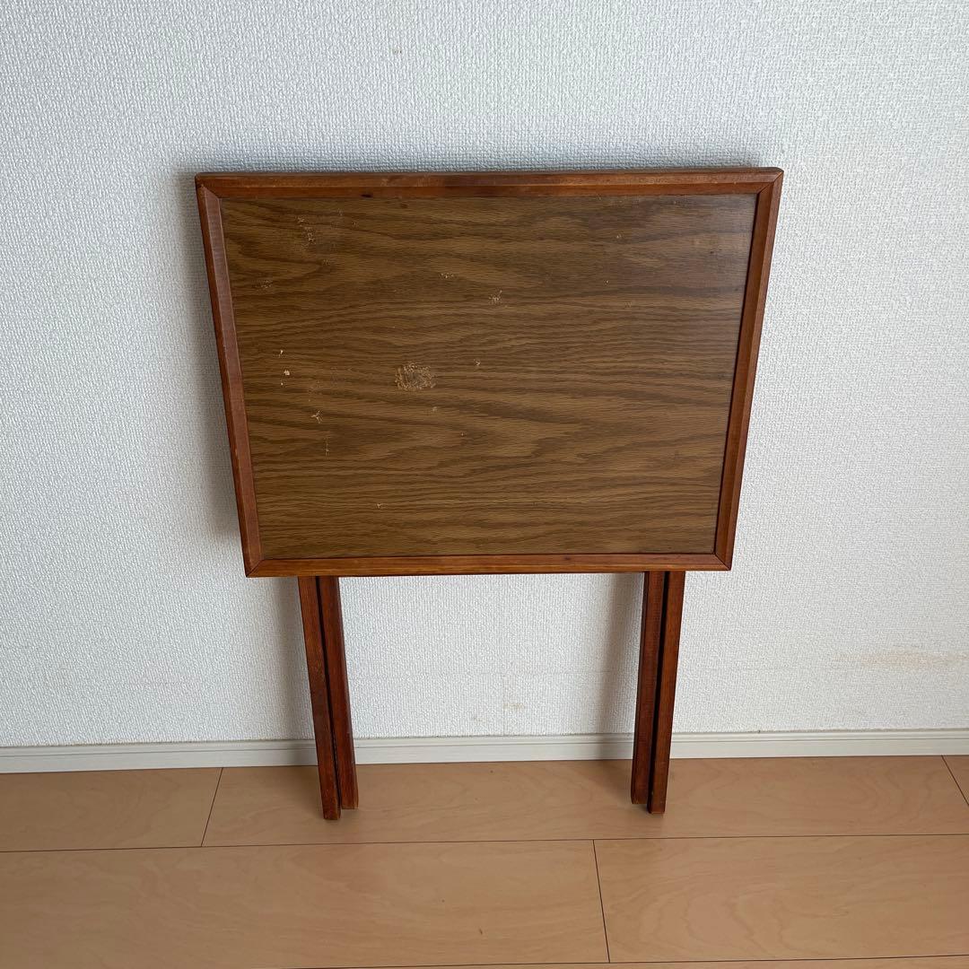 ヴィンテージ　サイドテーブル　木製　アメリカ　USA アウトドア