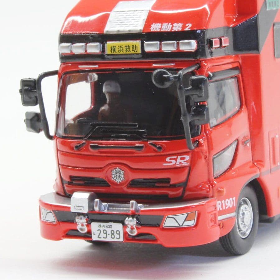 ACTCAR　1/64スケール　横浜市消防局　SR特別高度救助工作車（SR2）