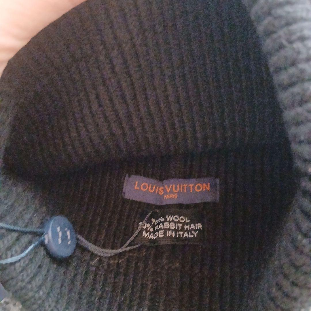 非売品ノベルティ商品　 ブラックニット帽ロゴ入り