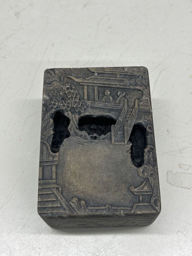 N10345【アンティーク】中国　硯　書道具