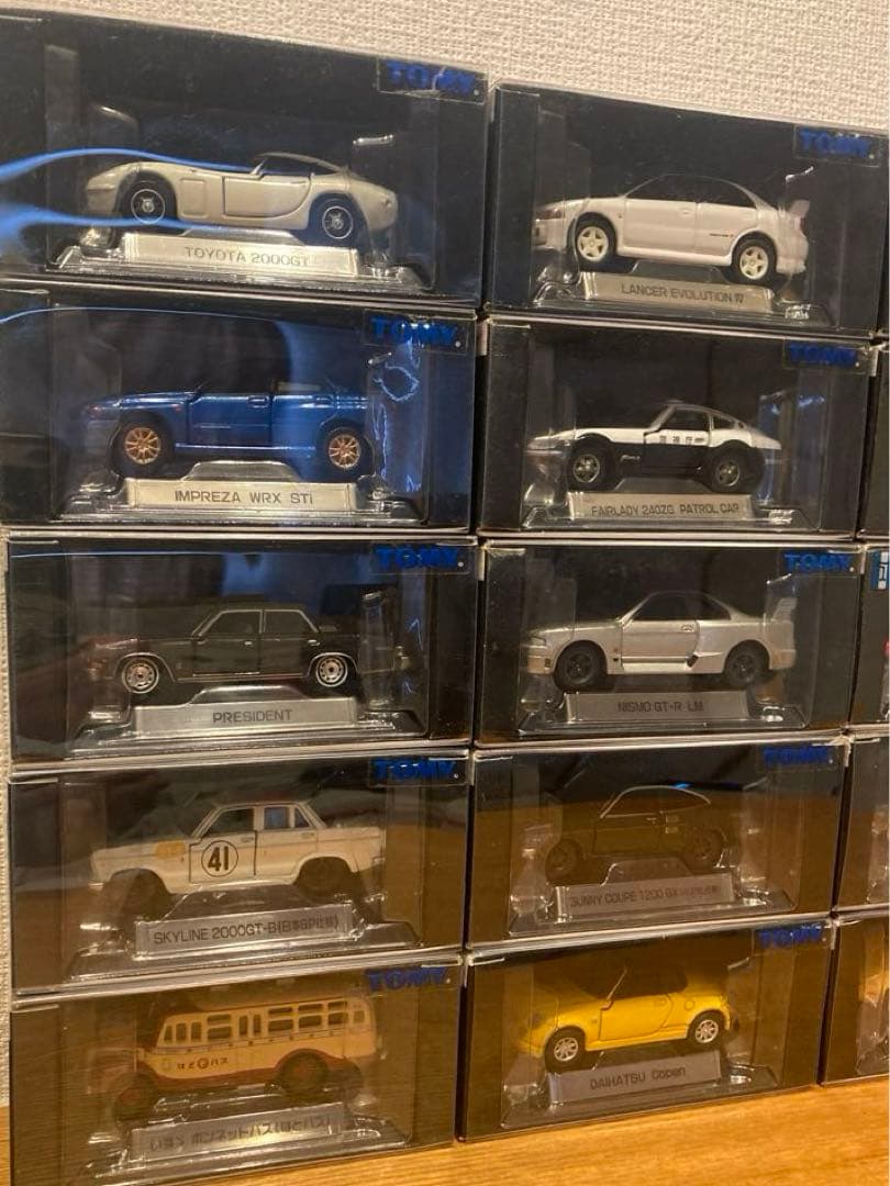 トミカ・リミテッドシリーズ No.001〜No.66(73台)