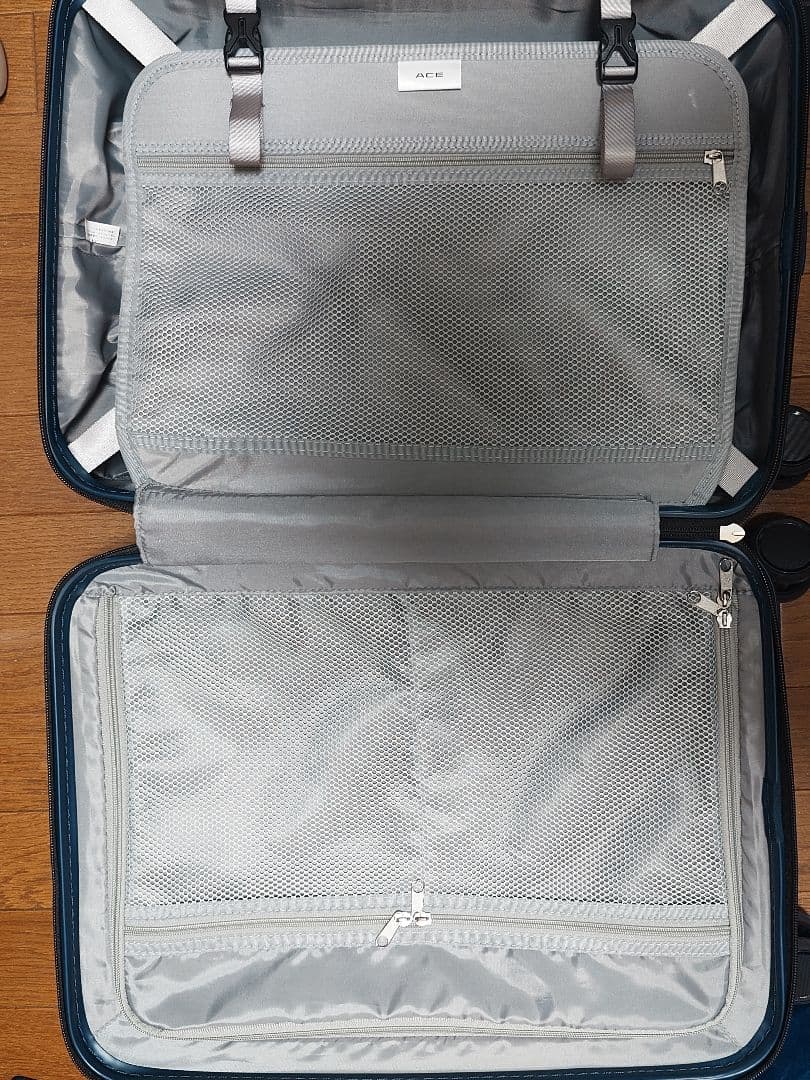お買得！ ACE キャリーケース 青 TSAロック