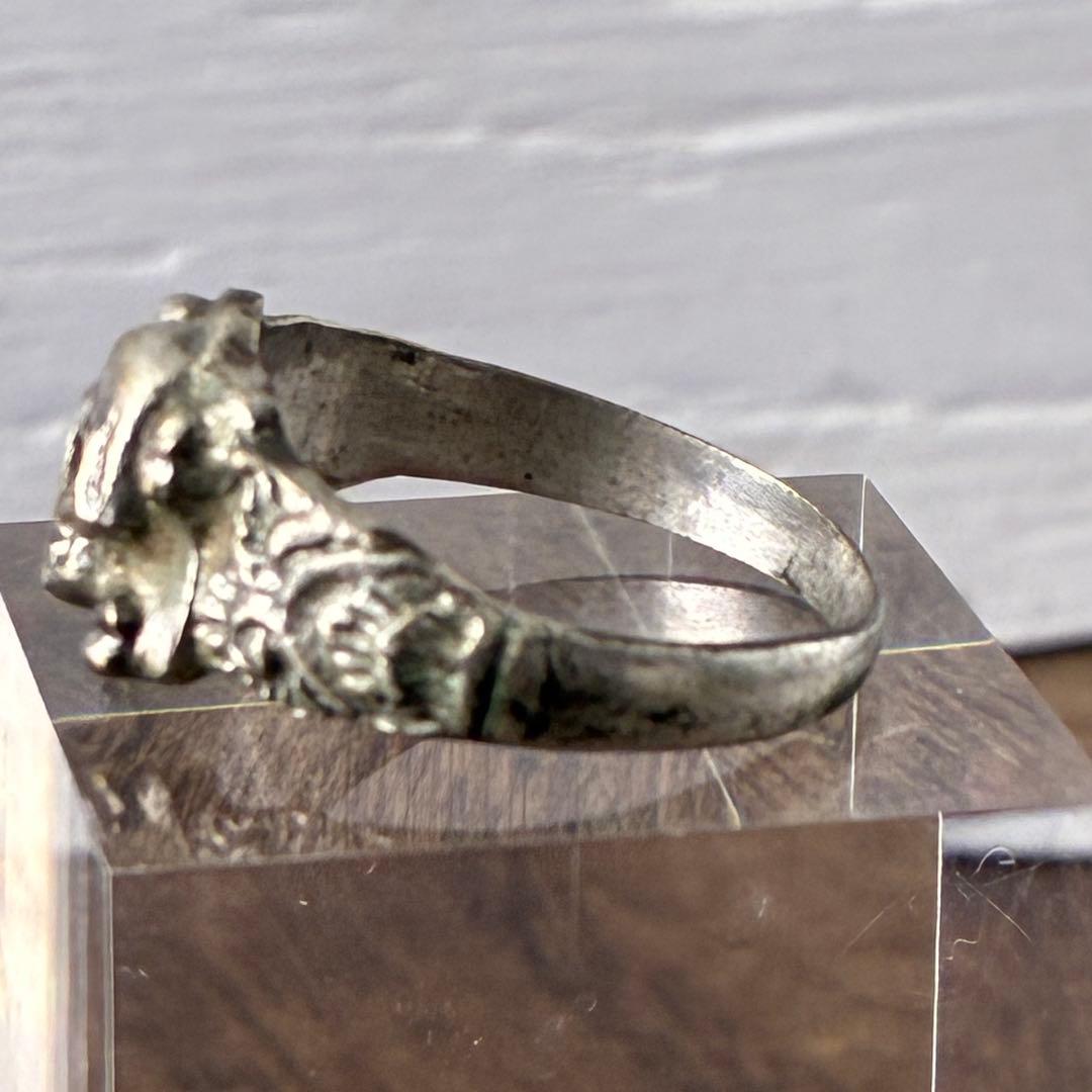 ドイツ国防軍陸軍スカルボーンズ ヴィンテージ シルバーソルジャーリング24号 1