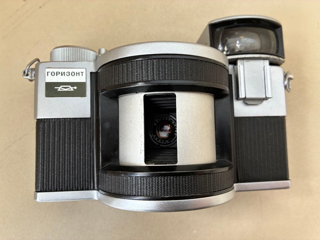 美品　完動品　HORIZONTAL ホリゾント　パノラマカメラ　レザーケース付き