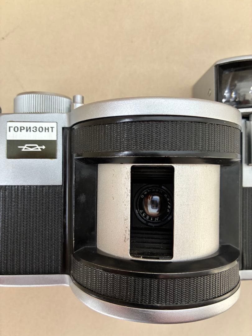 美品　完動品　HORIZONTAL ホリゾント　パノラマカメラ　レザーケース付き