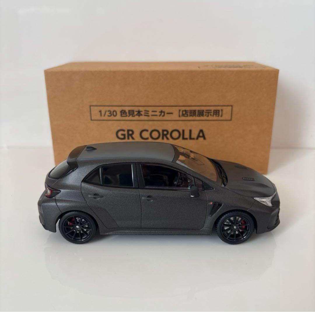 トヨタ GRカローラ ミニカー カラーサンプル マットスティール【非売品】