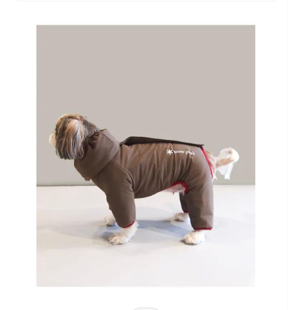  peak フード付き犬服 Ｍ　ダウン