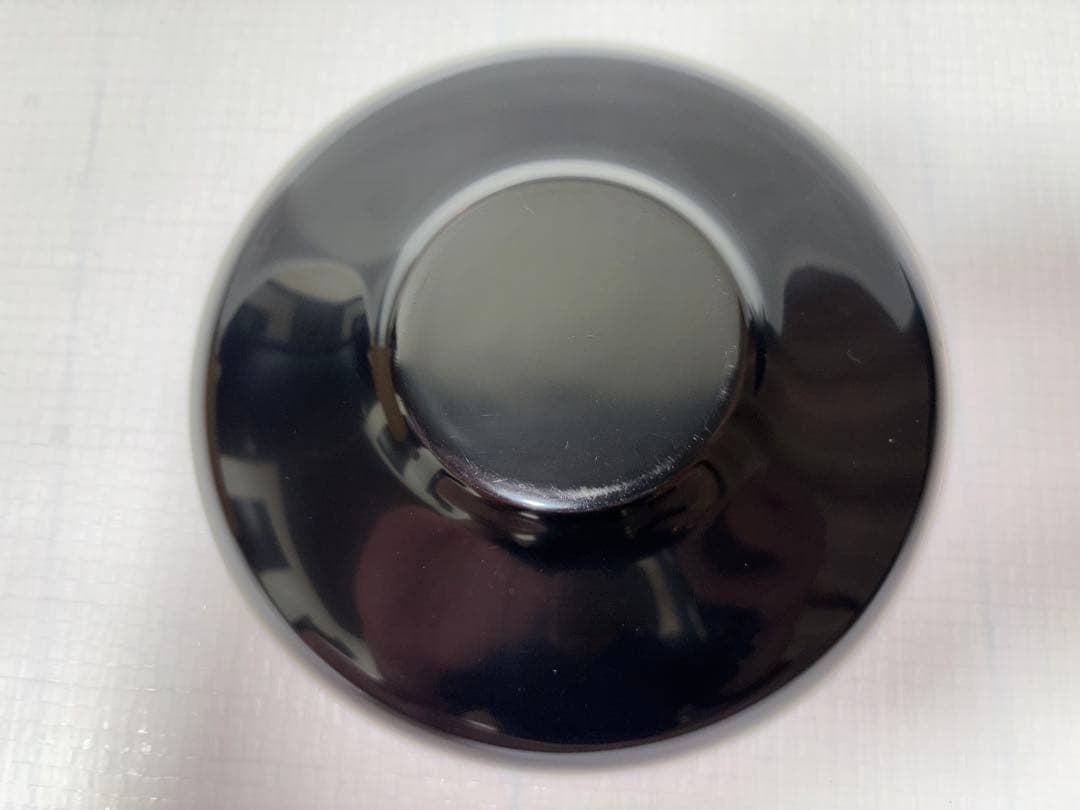 輪島塗漆器 双鶴蒔絵茶托 5枚セット 木箱付き