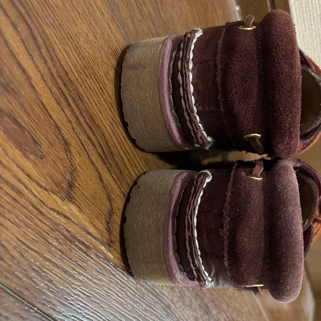 Timberland デッキシューズ ワイン レザー