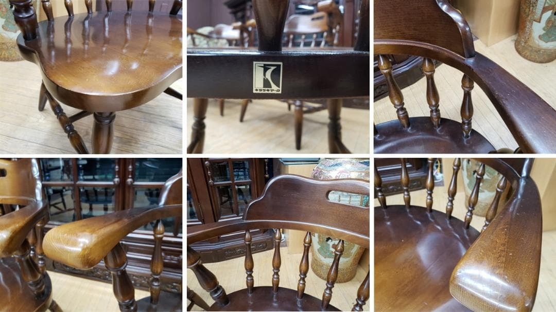 ルビー　B39　飛騨産業 キツツキマーク ラウンドテーブル