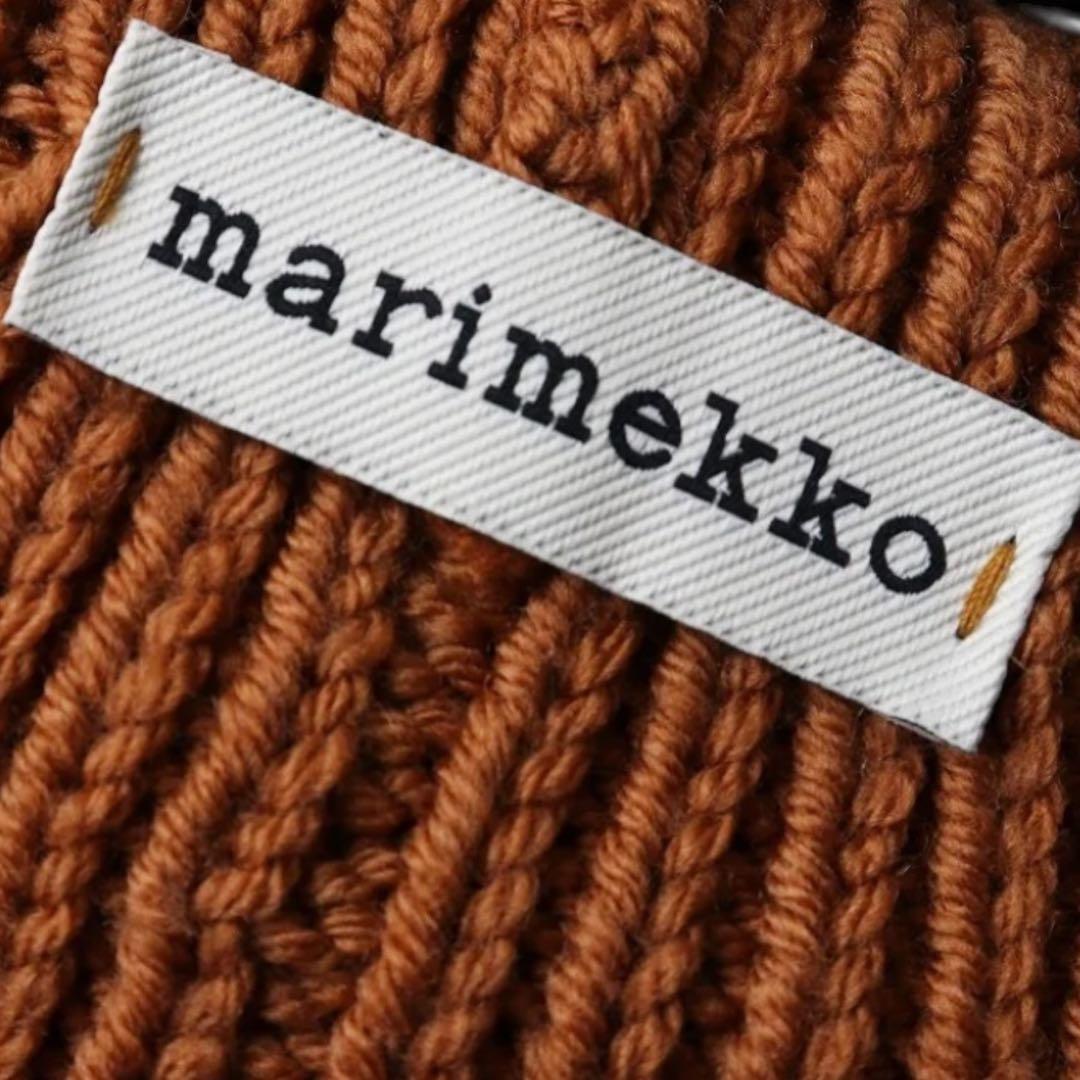 【極美品】マリメッコ　ニット帽子