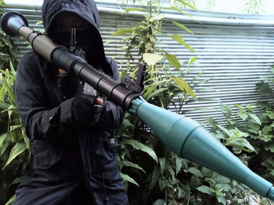 フルスクラッチ RPG-7 ロケットランチャー 3Dプリンター 成形 G