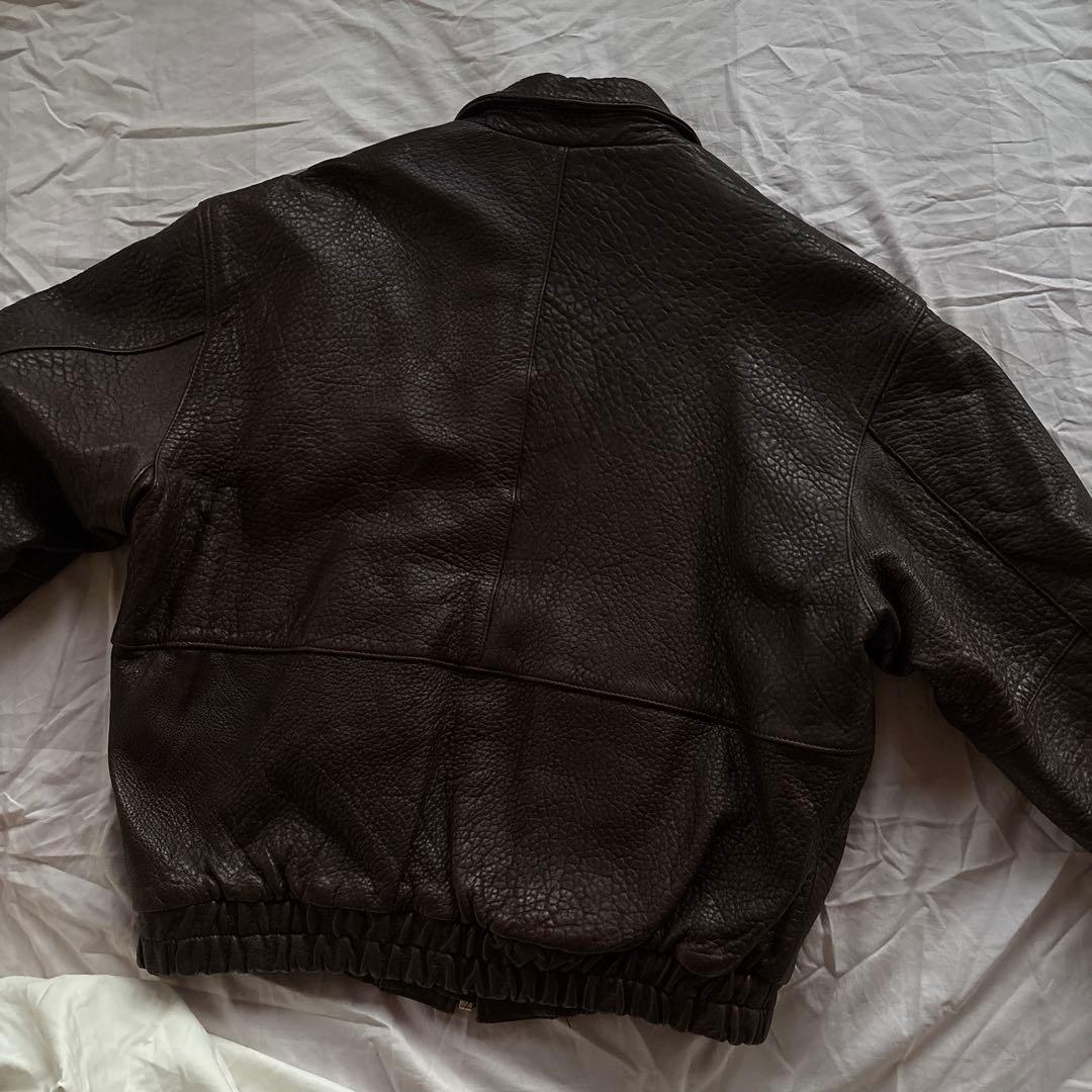 【90s】Swinger レザー ボンバージャケット 本革 A-2 ラムレザー