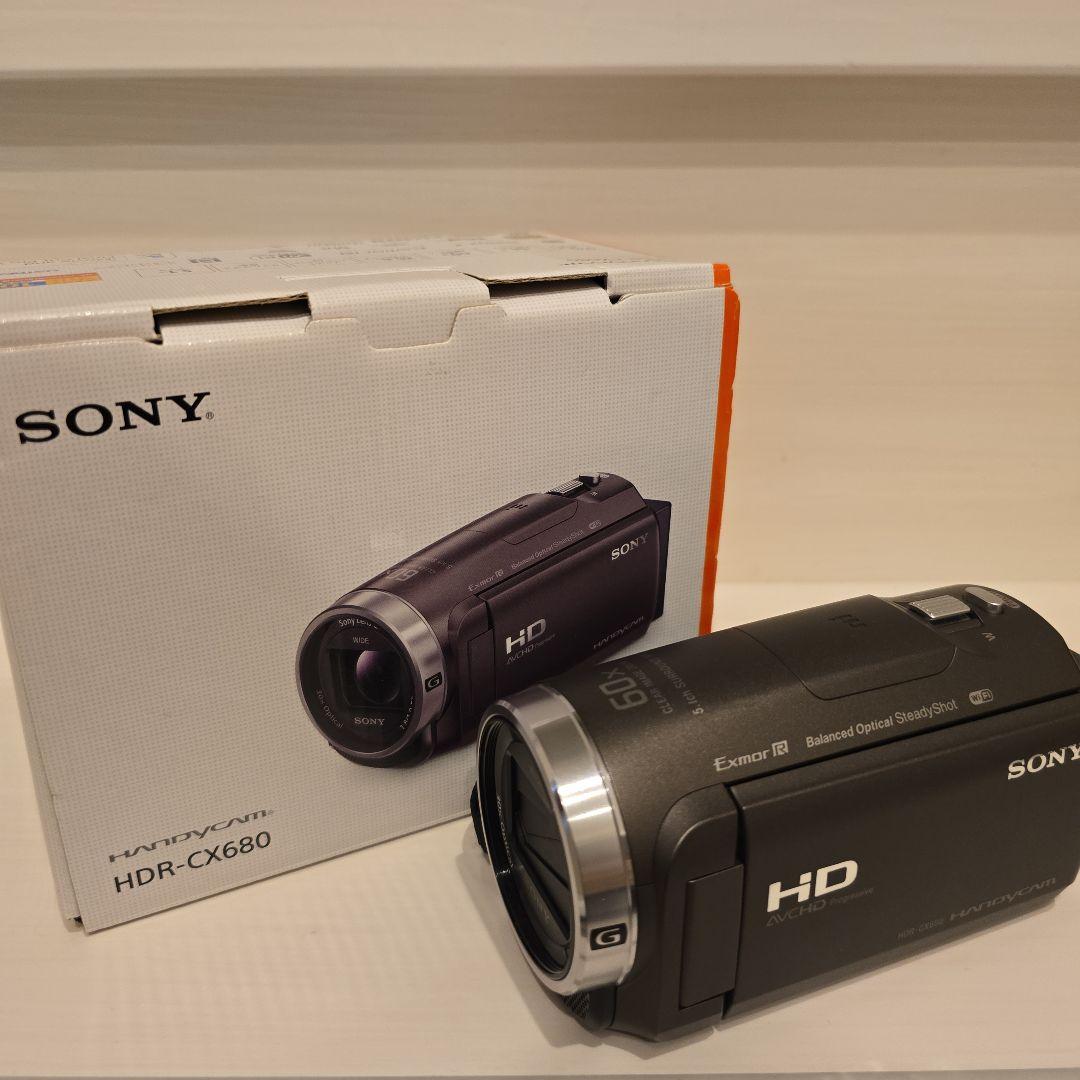 美品　Sony HDR-CX680 ビデオカメラ おまけSDカードとバッグ付き