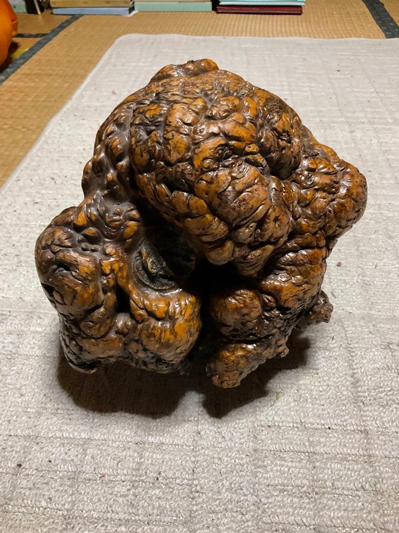 パイプ用の原木（プライヤー用）大きさ、25センチ四方。【床の間のインテリアどぞ】