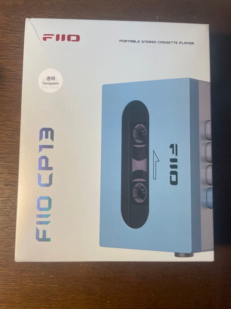 ほぼ新品　FIIO ポータブルカセット CP13 Transparent 透明