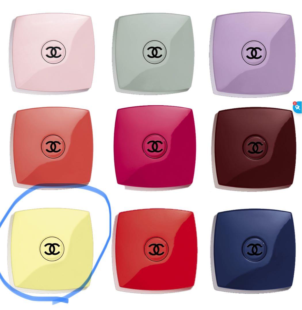 【値下げ】CHANEL 限定ミラー　正規ギフトラッピング付き　129 イエロー