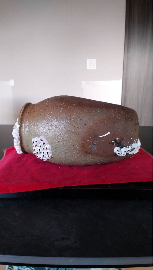 備前焼　海揚り　花入　古道具　古民具　オブジェ　蛸壺